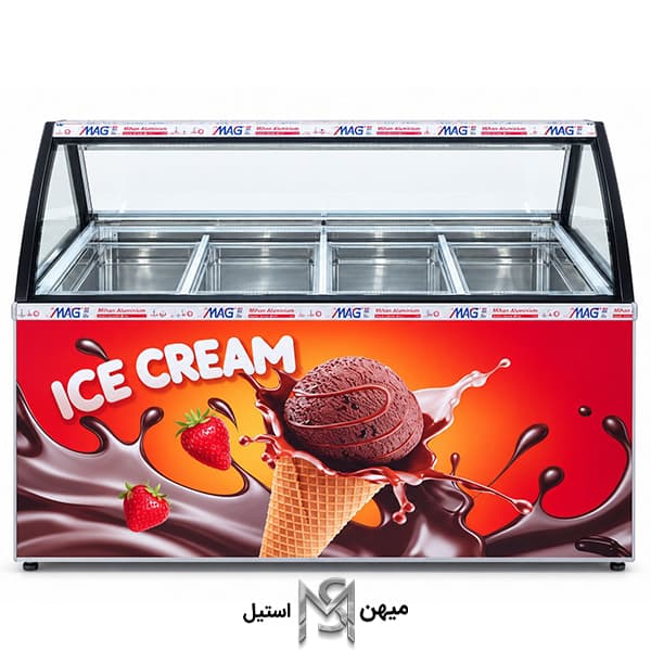 تاپینگ اسکوپی بستنی 6 لگنه