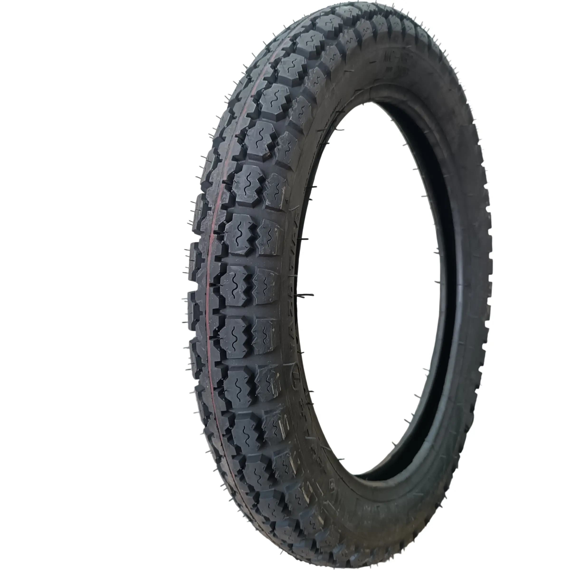 لاستیک 350/18 یزد تایر مناسب موتور سیکلت تریل طرح آج روس