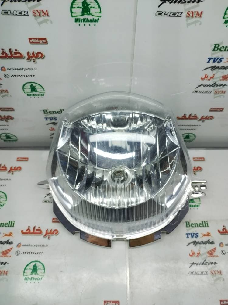 بلوری کامل چراغ جلو موتور تریل گلد رادیسون
