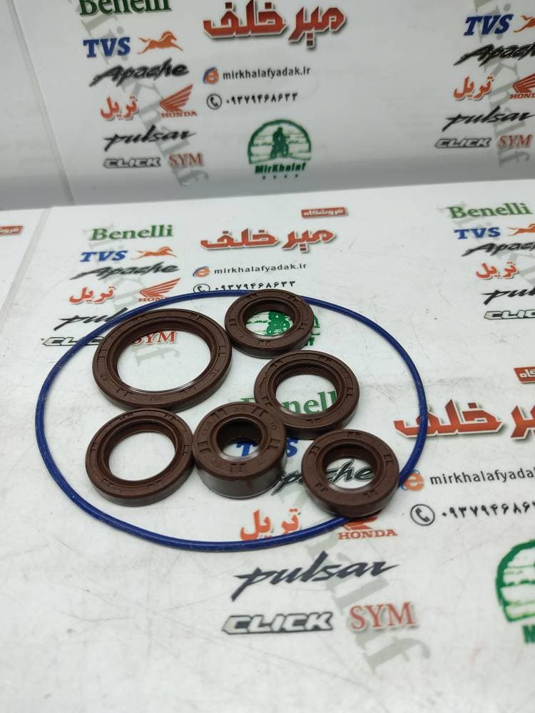 کاسه نمد و اورنگ کامل موتور بی کلاچ طرح ویو