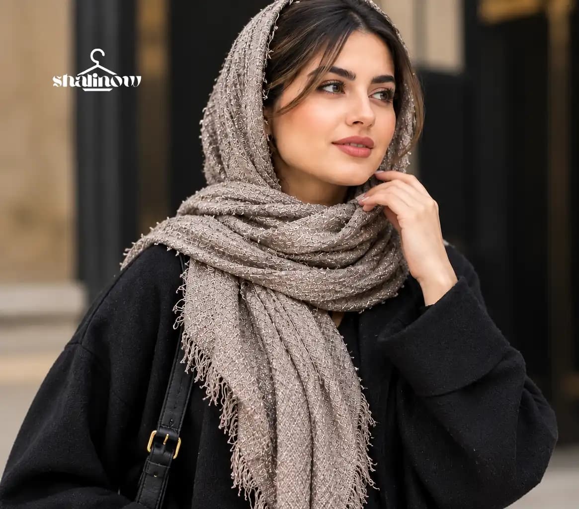 شال کنفی لمه پاییزه