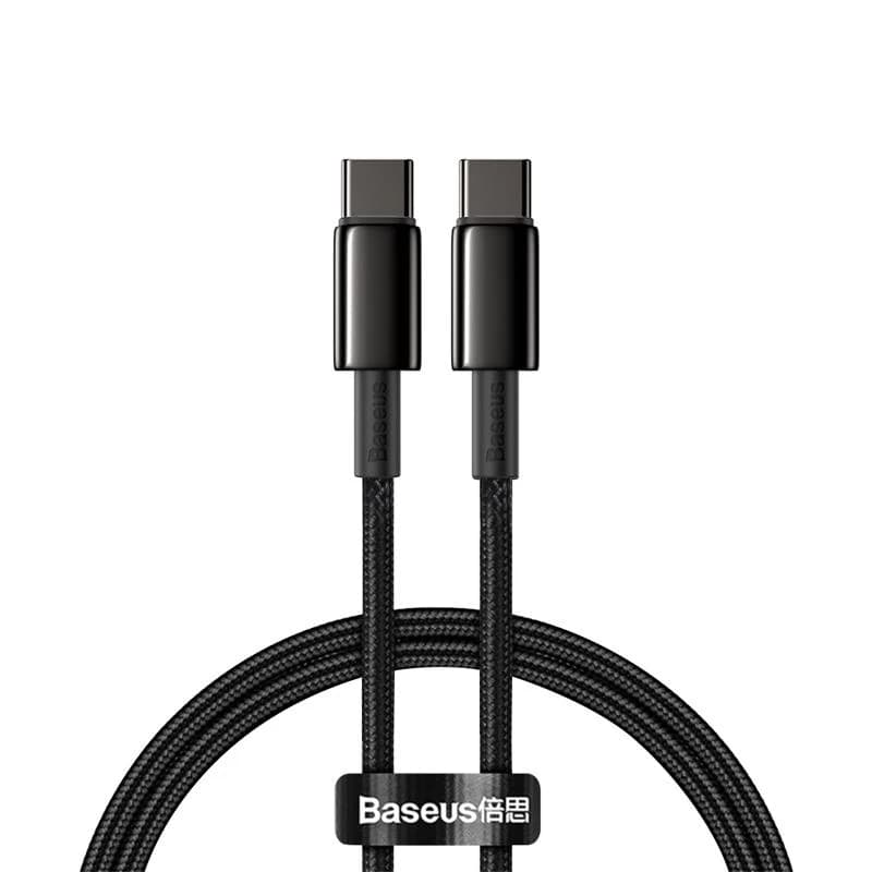 کابل تبدیل USB-C به USB-C باسئوس مدل Tungsten طول 2 متر