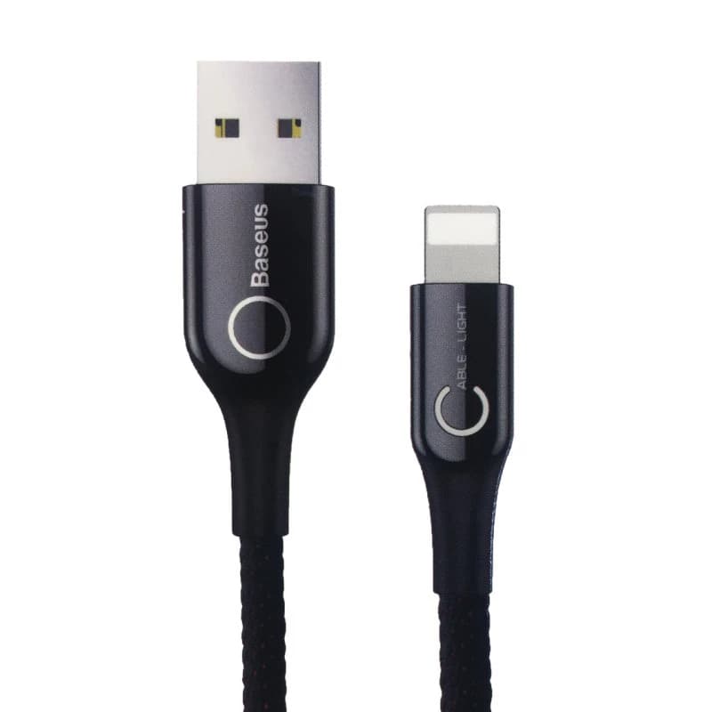 کابل تبدیل USB به لایتنینگ باسئوس مدل NEW PACK 2023 C-SHAPED طول 1 متر