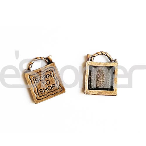 خرج کار برنزی آویزی kkb1002 بسته 2 عددی