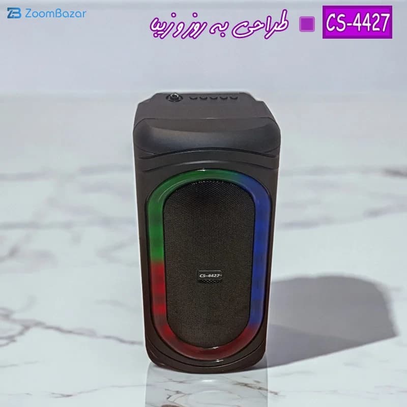 اسپیکر بلوتوثی قابل حمل مدل CS-4427 — تصویر ۳
