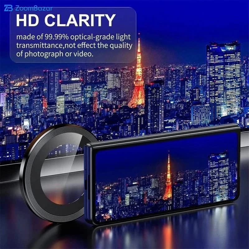 محافظ لنز دوربین اپیکوی مدل HD-ColorLenz مناسب برای گوشی موبایل سامسونگ Galaxy S24 FE / A55 / A35 — تصویر ۸