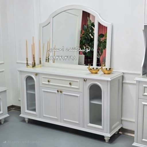 آینه کنسول کلاسیک شبنم کامنا مدل 13152843