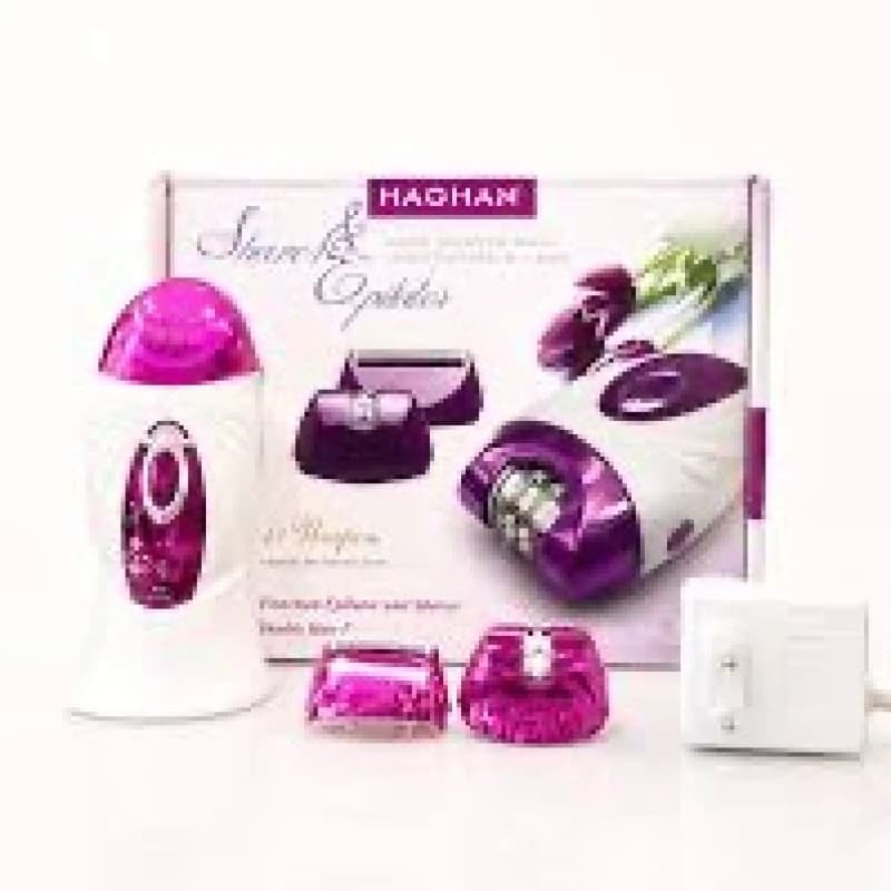 اپیلاتور و موزن شارژی زنانه هاوهان (Haohan) مدل 205 سهکاره با 3 سری اصلاح