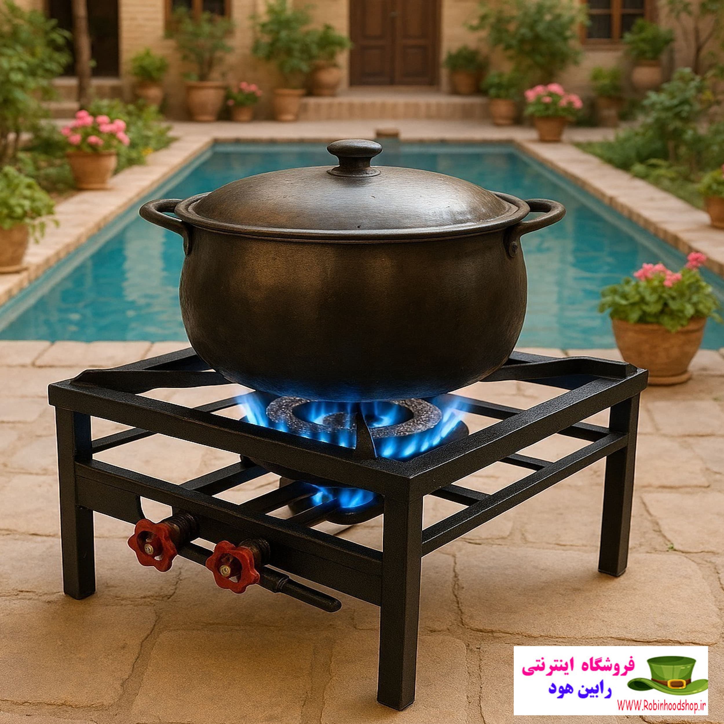 اجاق گاز دو شعله مدل TE-40