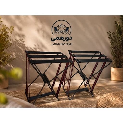 صندلی تاشو کم حجم مترویی مسافرتی مبلمان آپادانا apadana مدل 632746