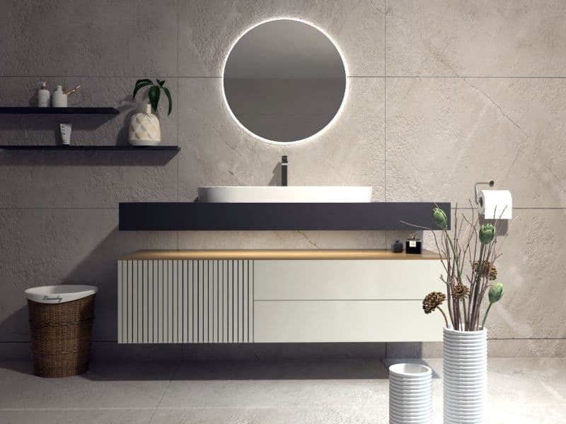 روشویی روکابینتی گلسار مدل ایمنس ۸۰ (فقط کاسه)