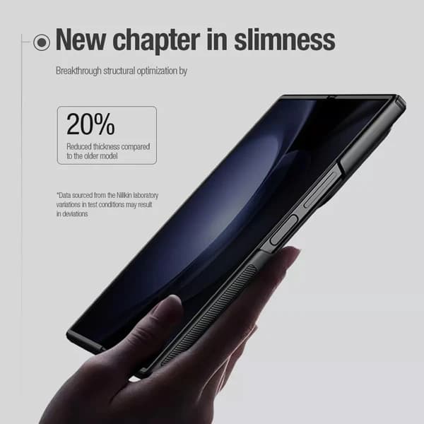 قاب ضد ضربه Samsung Galaxy Z Fold 6 مارک نیلکین مدل Super Frosted Shield Fold — تصویر ۵