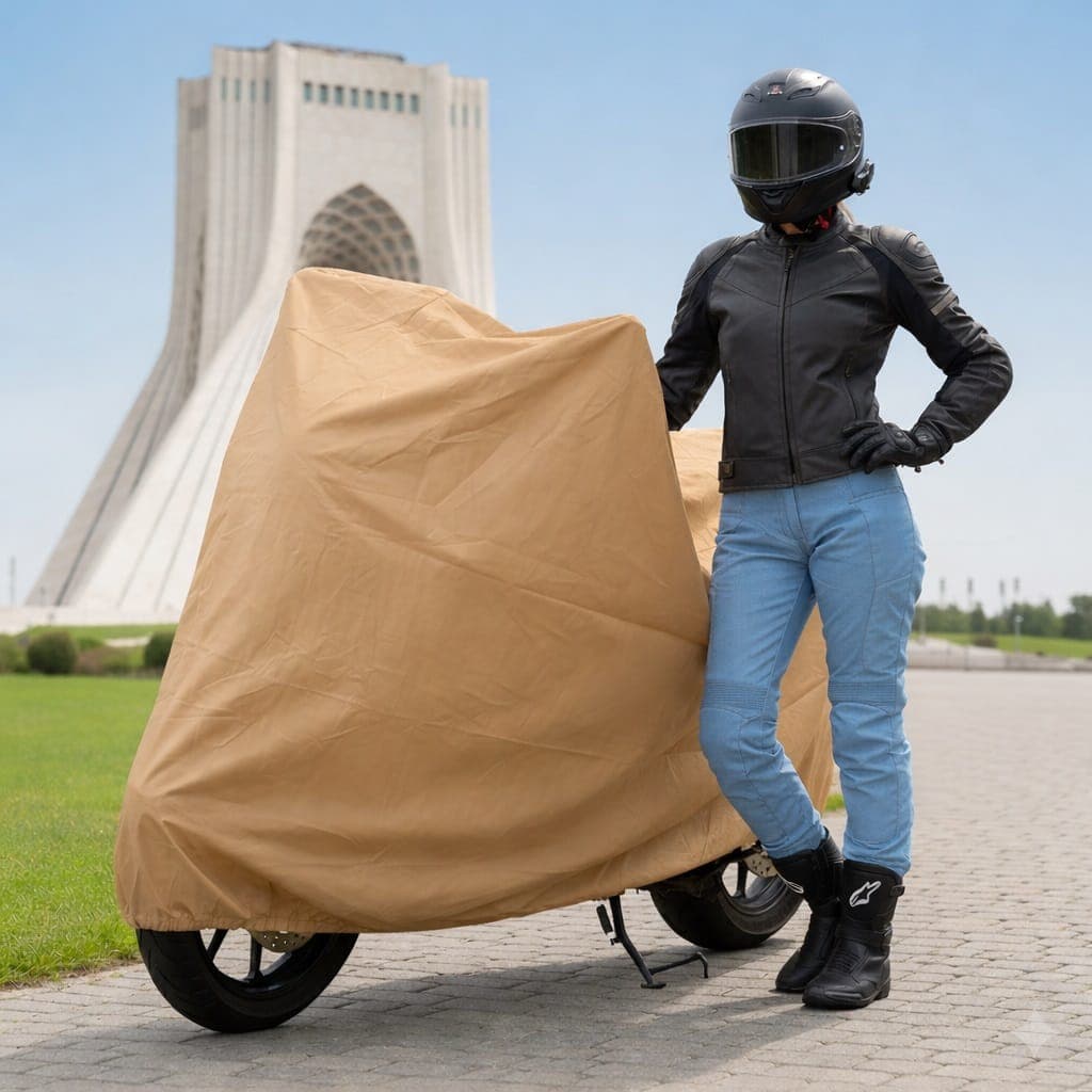 چادر موتور سیکلت رویال اسپرت مدل Waterproof مناسب برای یاماها FJR1300 — تصویر ۵