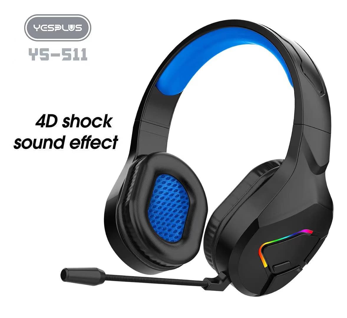 هدفون باسیم مخصوص بازی ( گیمینگ ) یس پلاس مدل YES PLUS YS-511