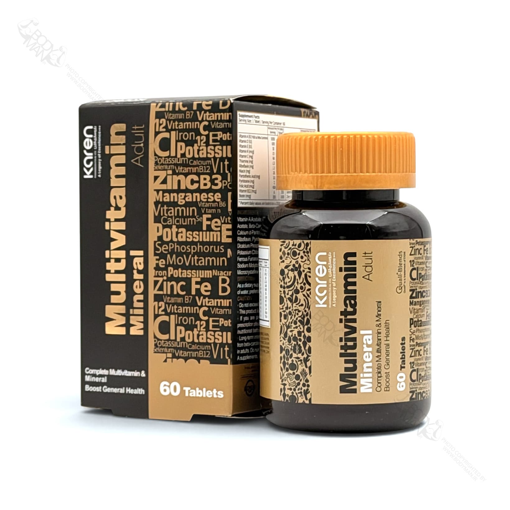 مولتی ویتامین مینرال بزرگسالان کارن | Karen Multivitamin & Mineral Adult