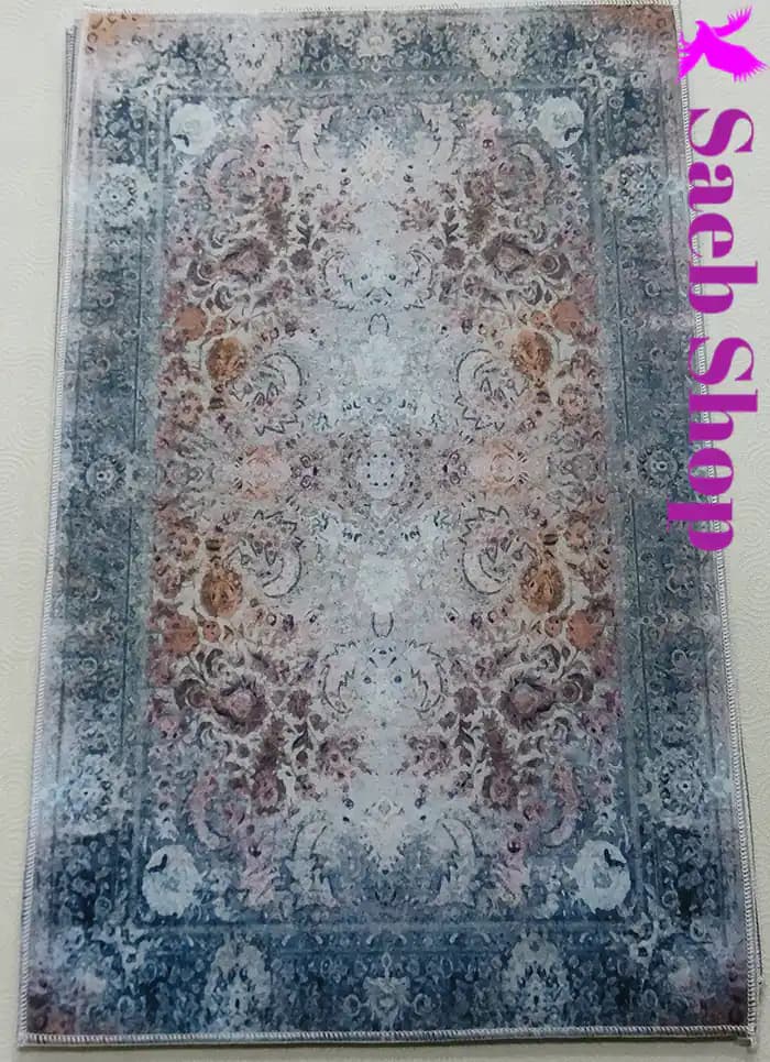 فرش مه آلود کلاسیک | فرش صائب | کد : h559 (عکس محصول قدیمی است)