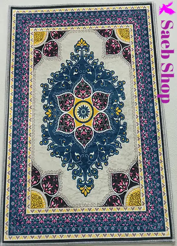 فرش نئوکلاسیک مدرن | فرش صائب | کد : h244 (عکس محصول قدیمی است)