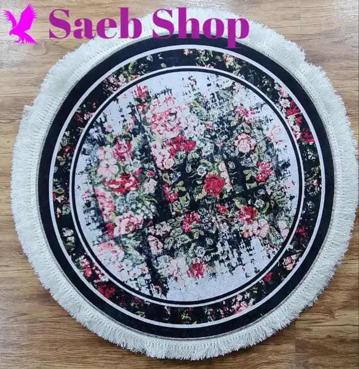 پادری گرد گل های کهنه نما | فرش صائب | کد : c17