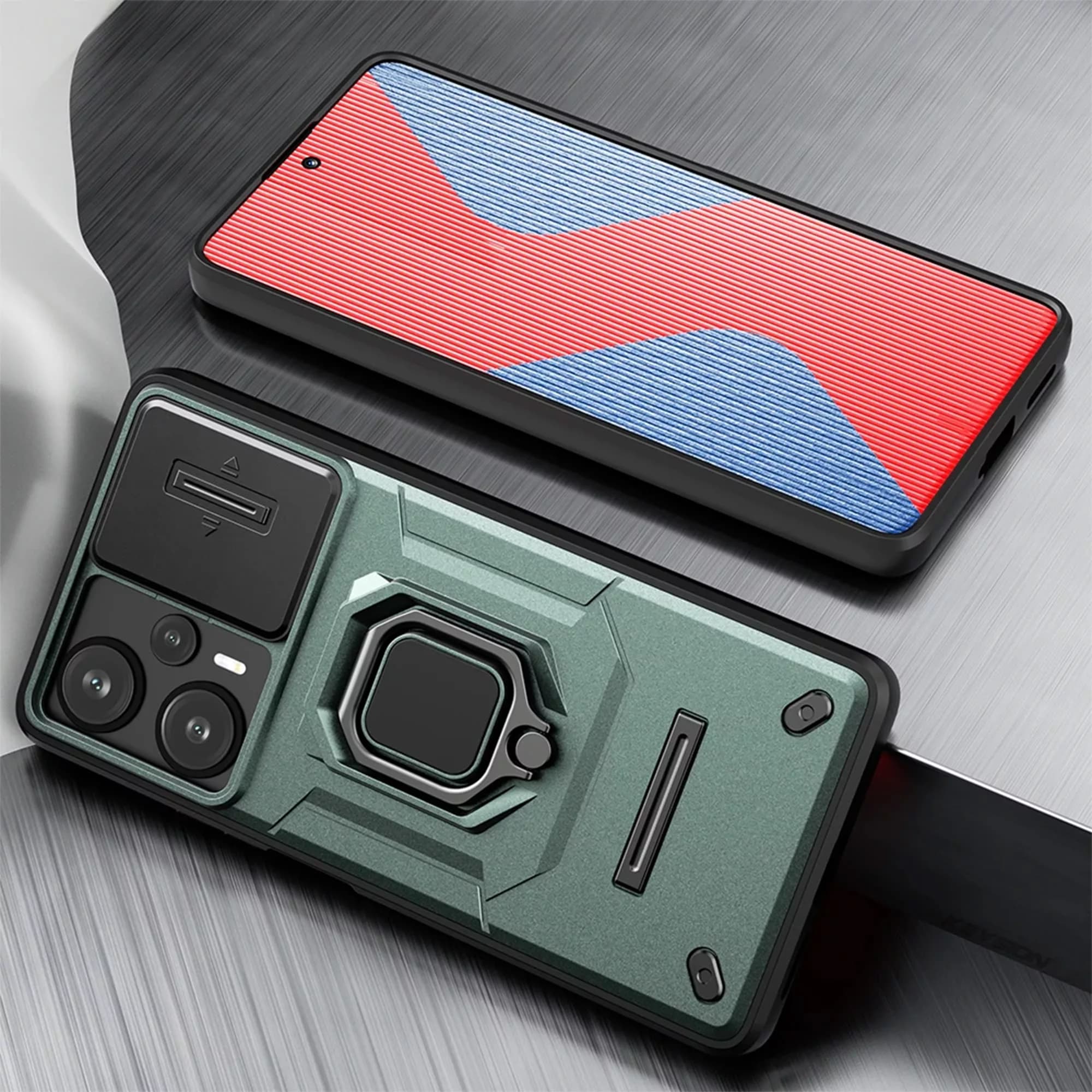 کاور سامورایی مدل Shockproof مناسب برای گوشی موبایل شیائومی Poco F5 / Redmi Note 12 Turbo — تصویر ۲