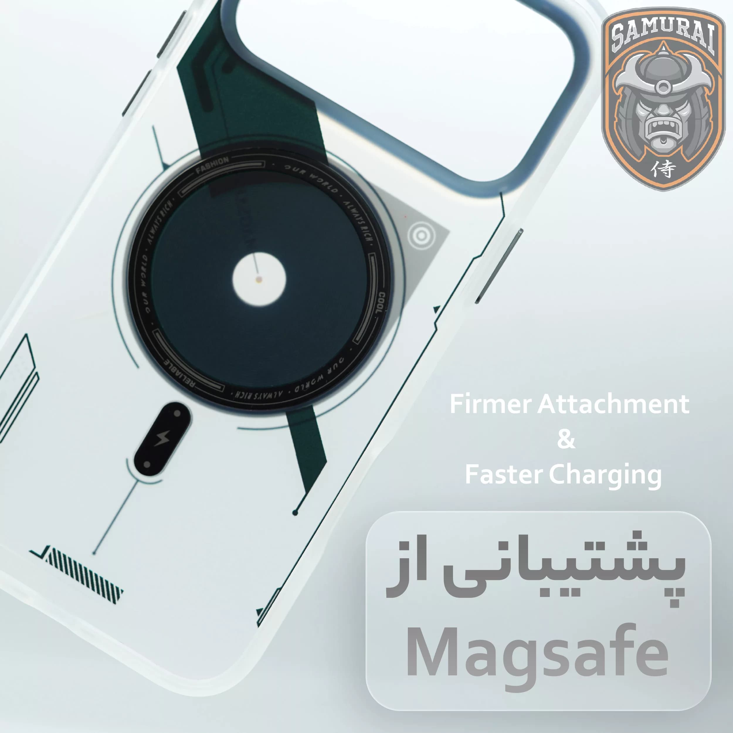کاور سامورایی مدل Fusion مناسب برای گوشی موبایل اپل iPhone 17 Pro Max — تصویر ۳