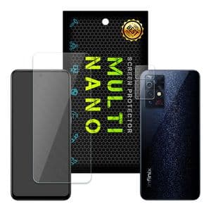 محافظ صفحه نمایش مولتی نانو مدل X-S1L مناسب برای گوشی موبایل اینفینیکس Zero X Pro به همراه محافظ لنز دوربین