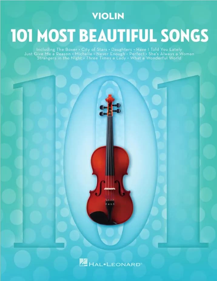 و دانلود نسخه کامل کتاب 101 Most Beautiful Songs for Violin
