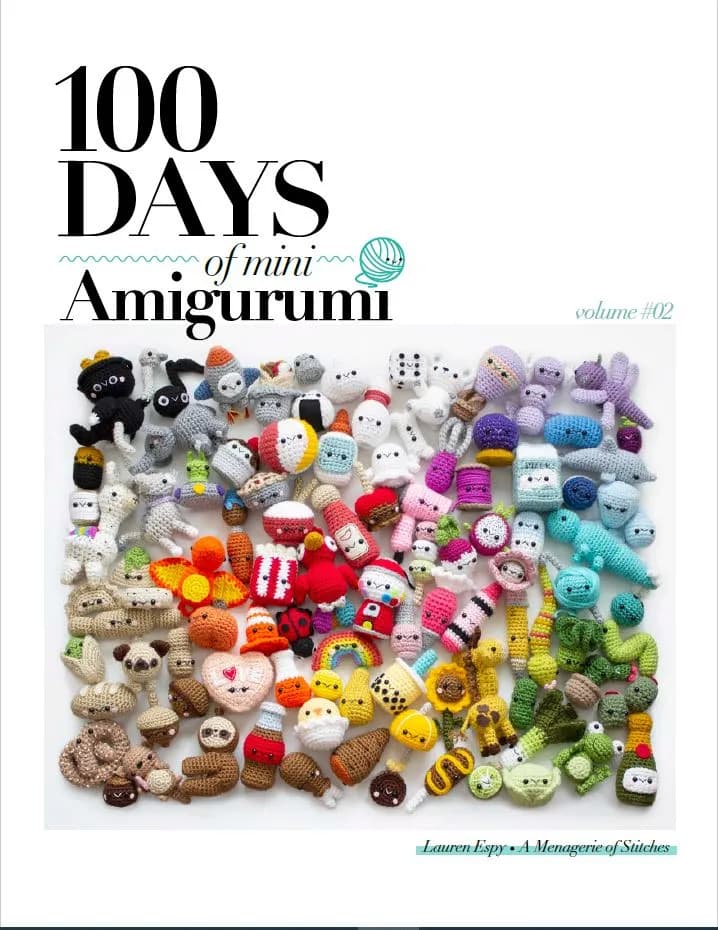 و دانلود نسخه کامل کتاب 100 Days of Mini Amigurumi VOL 2