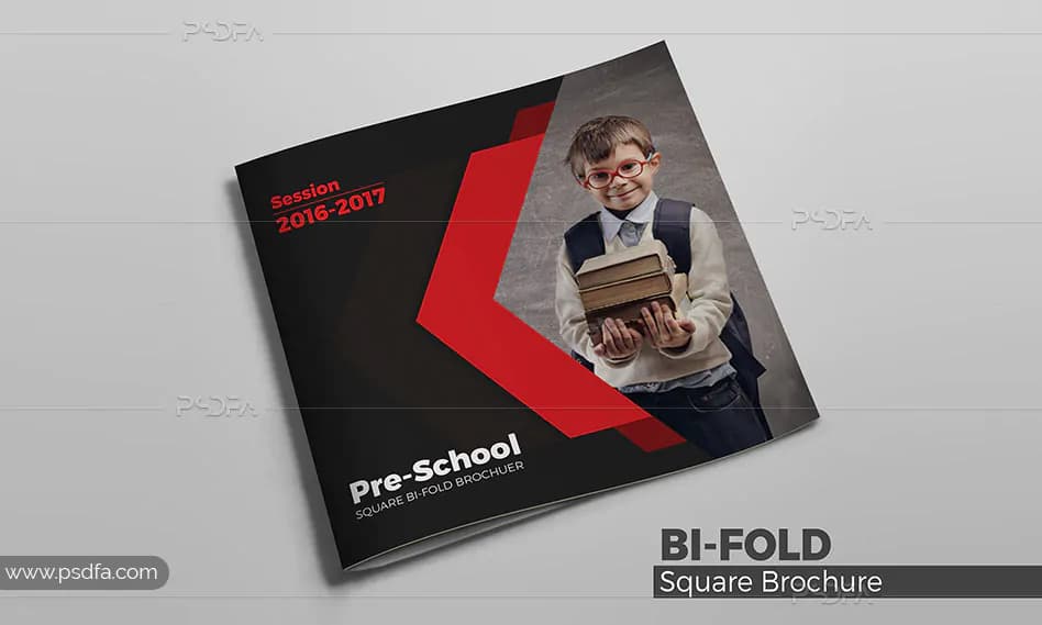 طرح لایه باز بروشور دولت شرکتی با فرمت EPS , AI , PSD , PDF