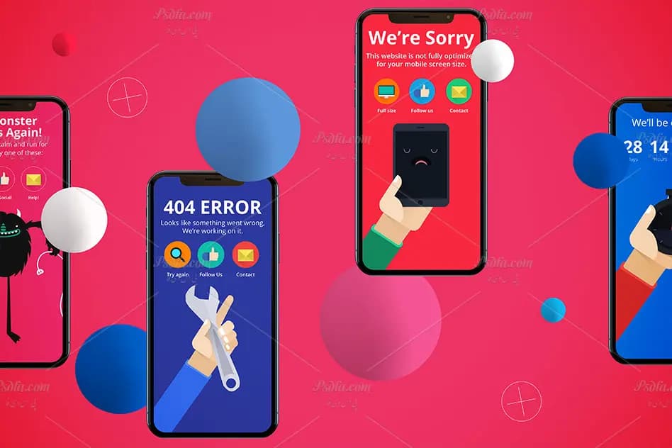 5 موکاپ انتزاعی آیفون ایکس اس – Abstract iPhone XS Mock-up — تصویر ۴