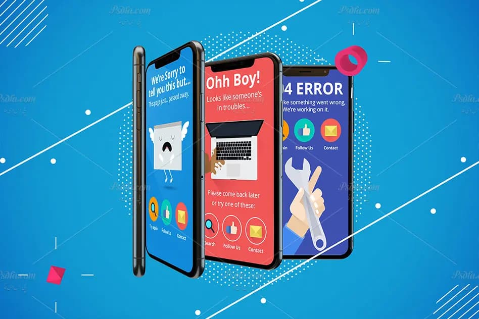5 موکاپ انتزاعی آیفون ایکس اس – Abstract iPhone XS Mock-up — تصویر ۳