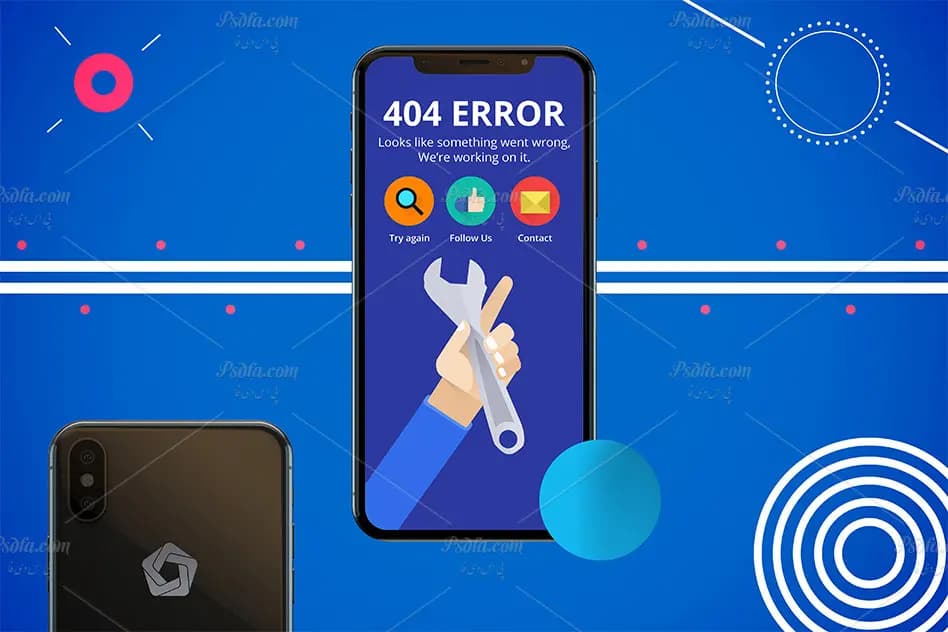 5 موکاپ انتزاعی آیفون ایکس اس – Abstract iPhone XS Mock-up — تصویر ۲