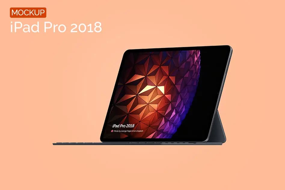 4 قالب لایه باز تبلت آیپد پرو (موکاپ آیپد پرو) – iPad Pro 2018 Mockup — تصویر ۴