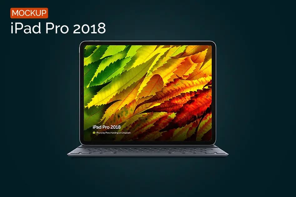 4 قالب لایه باز تبلت آیپد پرو (موکاپ آیپد پرو) – iPad Pro 2018 Mockup — تصویر ۲