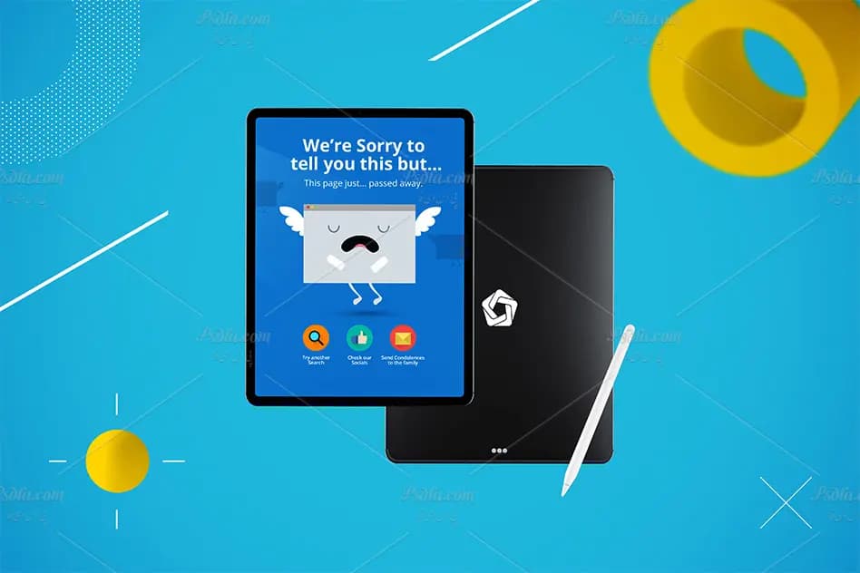 موکاپ انتزاعی تبلت آیپد پرو – Abstract iPad Pro MockUp — تصویر ۲