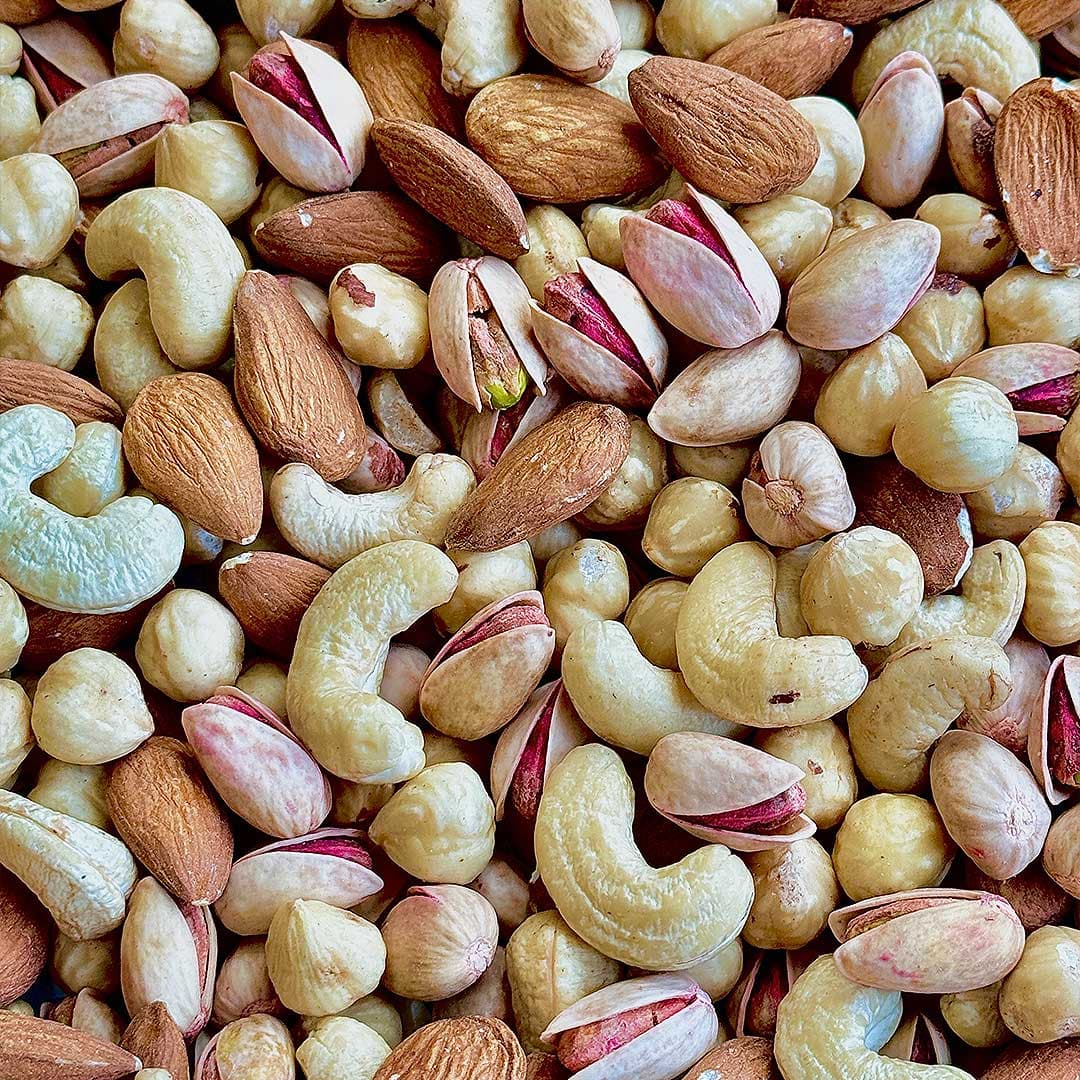 آجیل چهار مغز عمده (شور و خام)