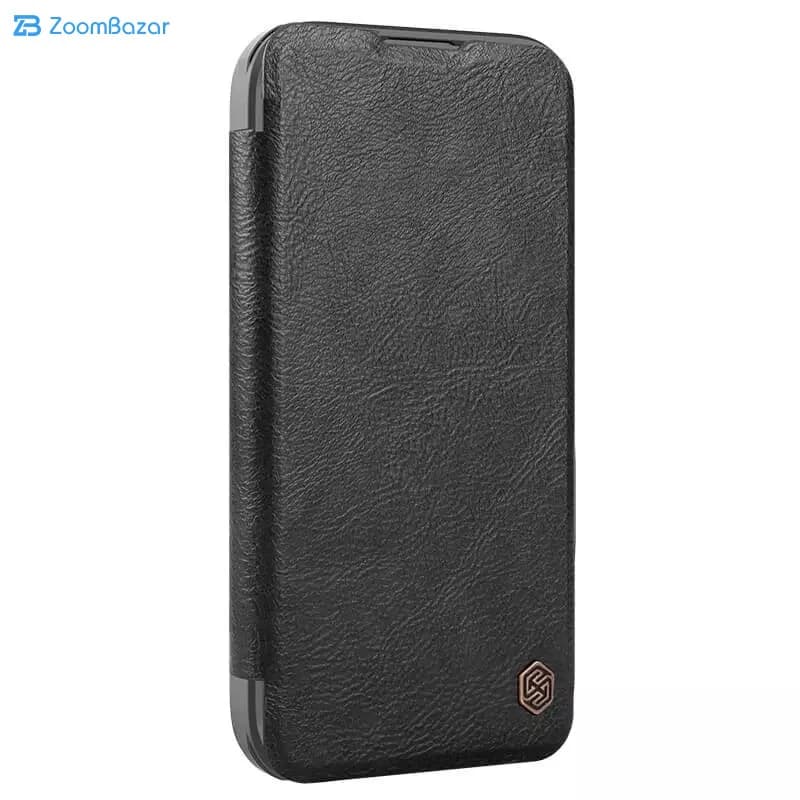 کیف کلاسوری نیلکین مدل Qin Prop Leather مناسب برای گوشی موبایل اپل iPhone 16 Pro Max — تصویر ۷