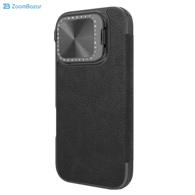 کیف کلاسوری نیلکین مدل Qin Prop Leather مناسب برای گوشی موبایل اپل iPhone 16 Pro — تصویر ۷