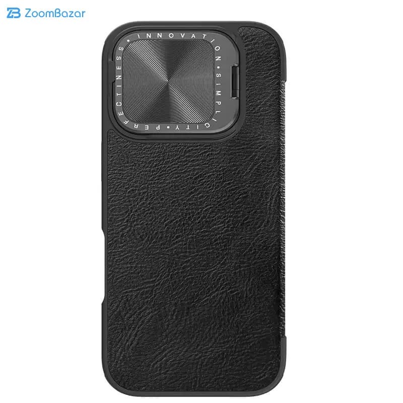 کیف کلاسوری نیلکین مدل Qin Prop Leather مناسب برای گوشی موبایل اپل iPhone 16 Pro — تصویر ۲