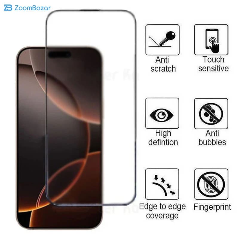 گلس مات کی -زد دوو مدل AG-Matte-k مناسب برای گوشی موبایل اپل iPhone 16 Pro Max — تصویر ۶