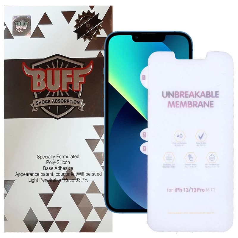 گلس مات بوف مدل Hydrogel-matte مناسب برای گوشی موبایل اپل iPhone 16e/13/13pro/14 — تصویر ۹
