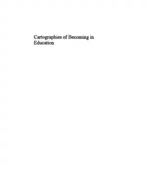 دانلود کتاب Cartographies of becoming in education : a Deleuze-Guattari perspective – ‌