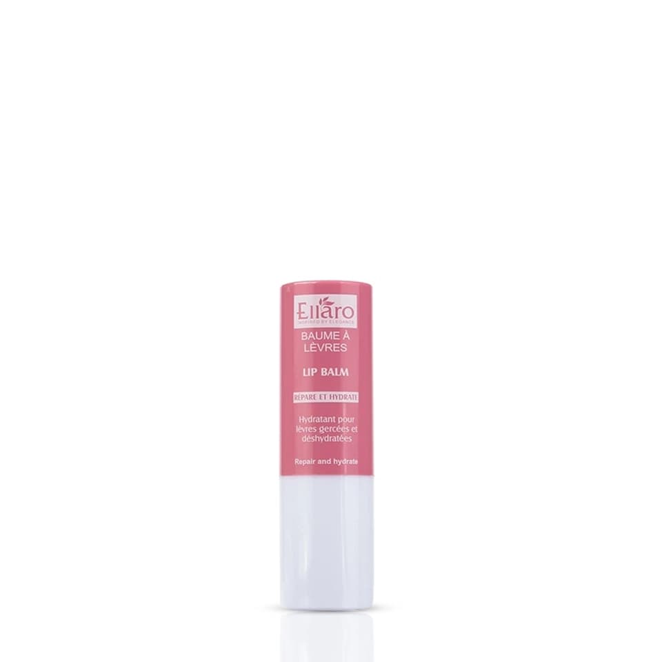 بالم لب مرطوب کننده و ترمیم کننده الارو مدل Repair And Hydrate بی‌رنگ با عصاره روغن نارگیل مناسب پوست خشک و معمولی با محافظت در برابر سرما و آفتاب‌سوختگی Ellaro Repair And Hydrate Lip Balm 3.75g کد 23