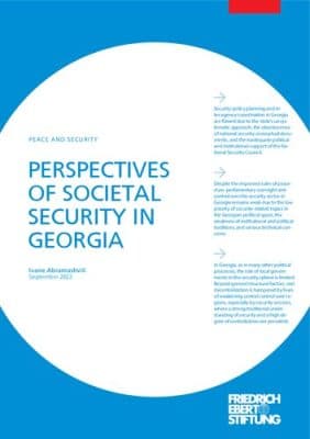 دانلود کتاب PERSPECTIVES OF SOCIETAL SECURITY IN GEORGIA
