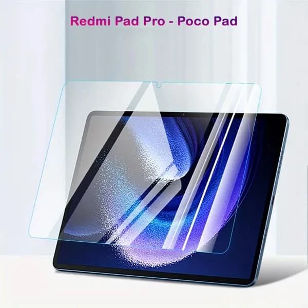 گلس شیشه ای شفاف تبلت Xiaomi Redmi Pad Pro 5G — تصویر ۸