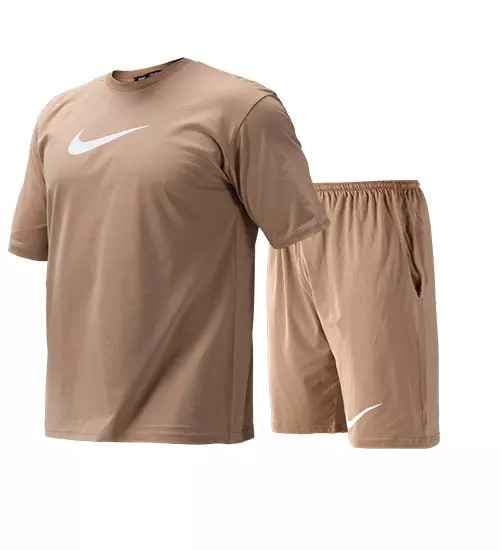 ست تیشرت و شلوارک مردانه طرح دار Nike یقه گرد 47710