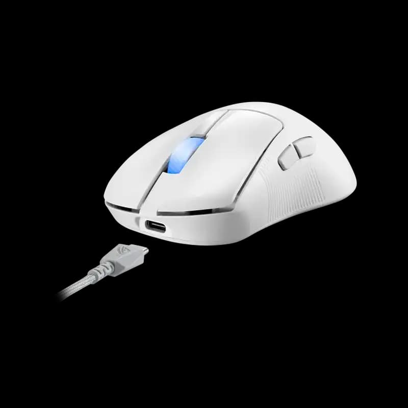 موس بی سیم گیمینگ ایسوس P714 ROG Keris II Ace WHT — تصویر ۷