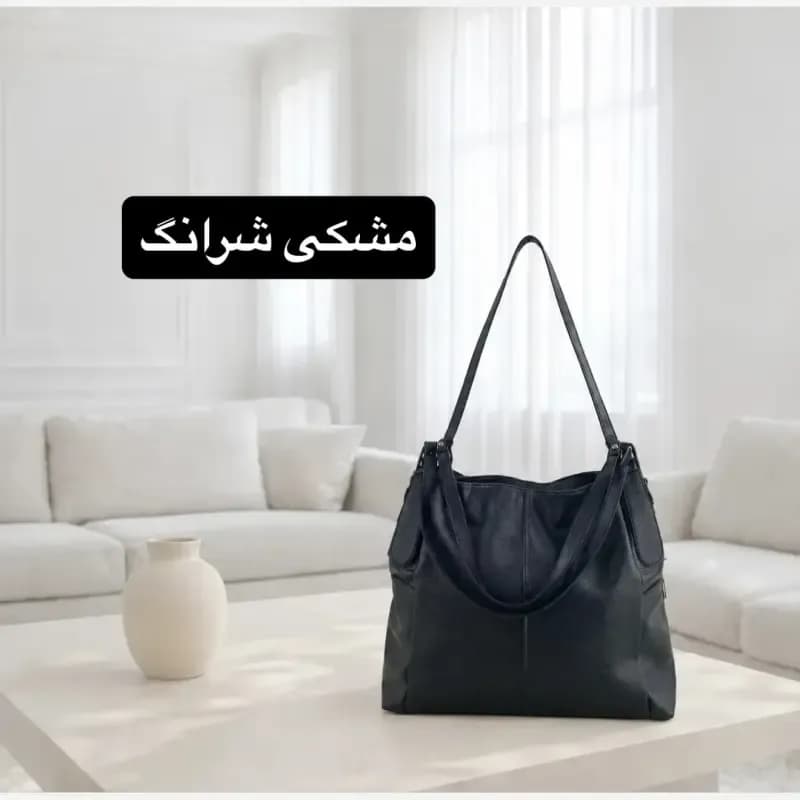 کیف زنانه چرم مصنوعی اسپرت روزمره سه بند — تصویر ۲