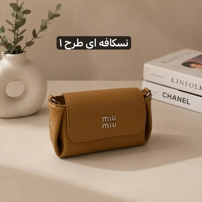 کیف پاسپورتی زنانه چرم مصنوعی مگنتی رنگ مشکی مناسب اداری رسمی مجلسی — تصویر ۶
