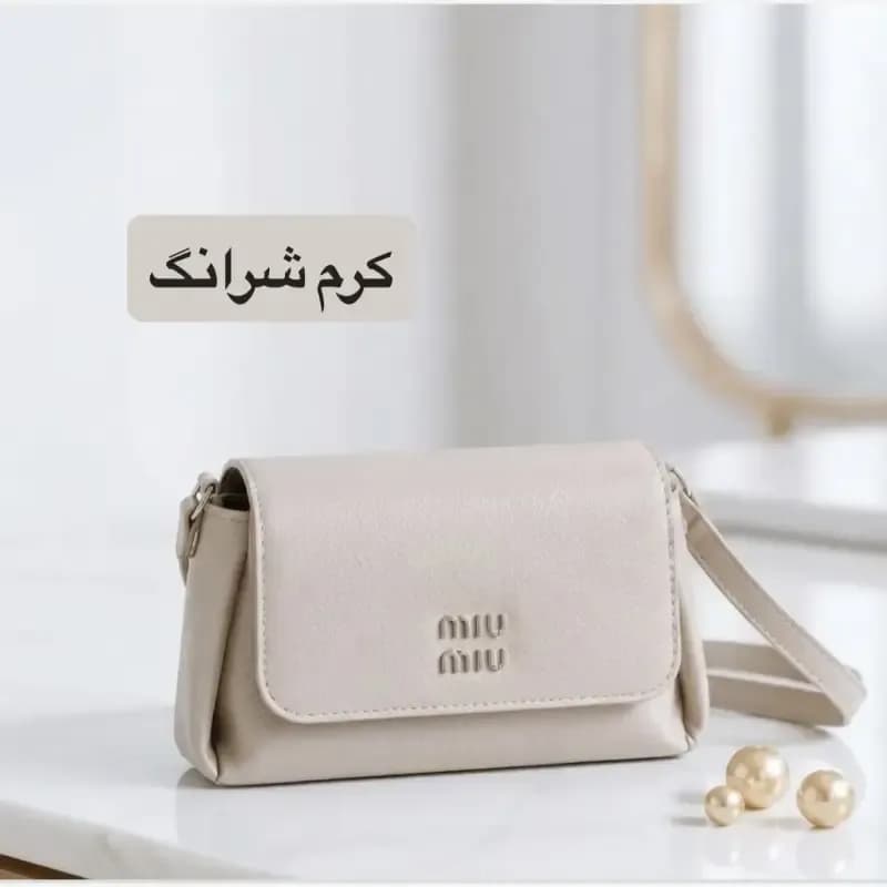 کیف پاسپورتی زنانه چرم مصنوعی مگنتی رنگ مشکی مناسب اداری رسمی مجلسی — تصویر ۳