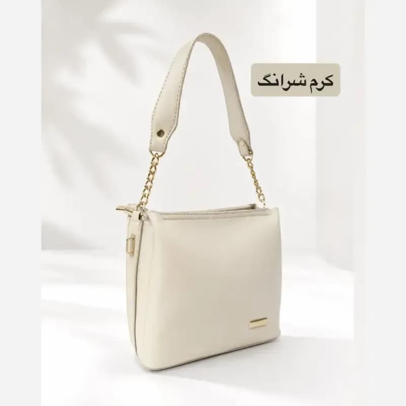 کیف زنانه چرم مصنوعی دستی و دوشی رسمی و روزمره — تصویر ۶